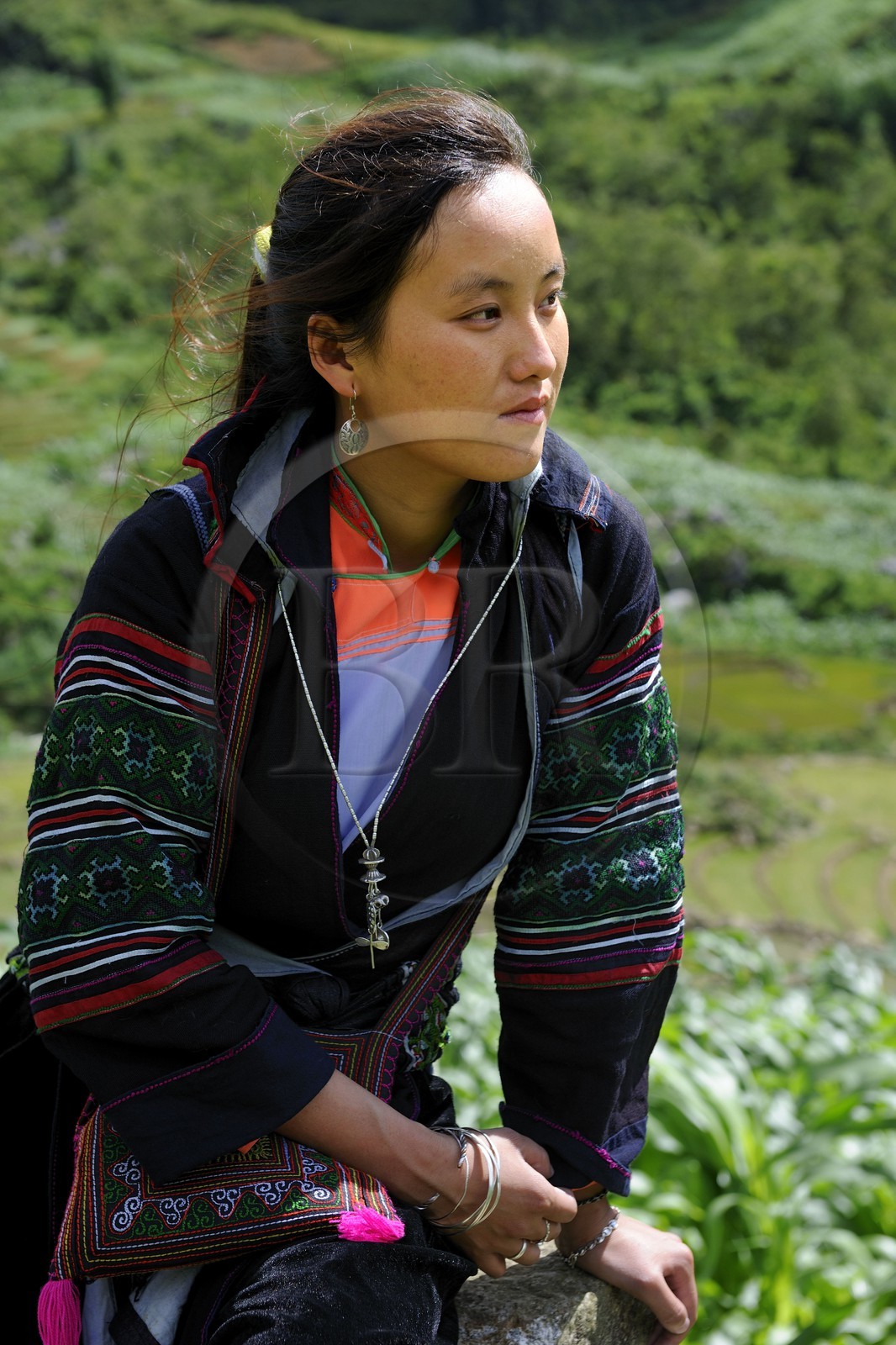 Vietnam, Lao Cai province, Sapa district, the Black Hmong minority group