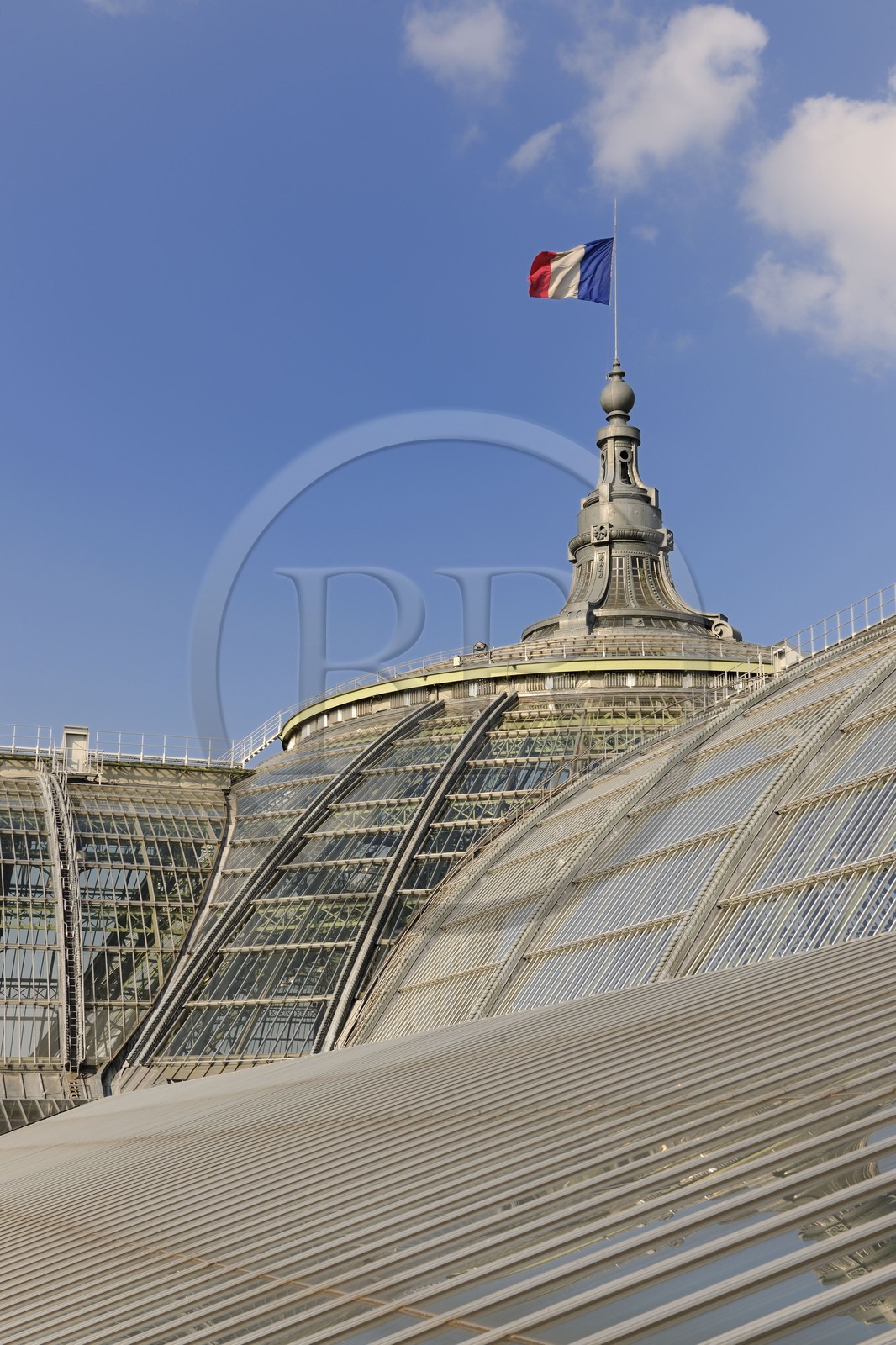 France, Paris (75), le Grand Palais, la verrière