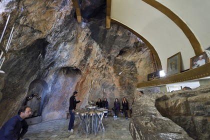 Iran, Province de Yazd, temple du feu de Chak Chak qui est un haut lieu de pélérinage pour les Zoroastriens