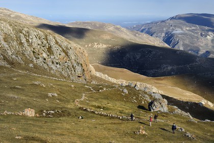 Azerbaijan, Quba (Guba) region, Greater Caucasus mountain range, hiking between the village of Qalaxudat and Giriz