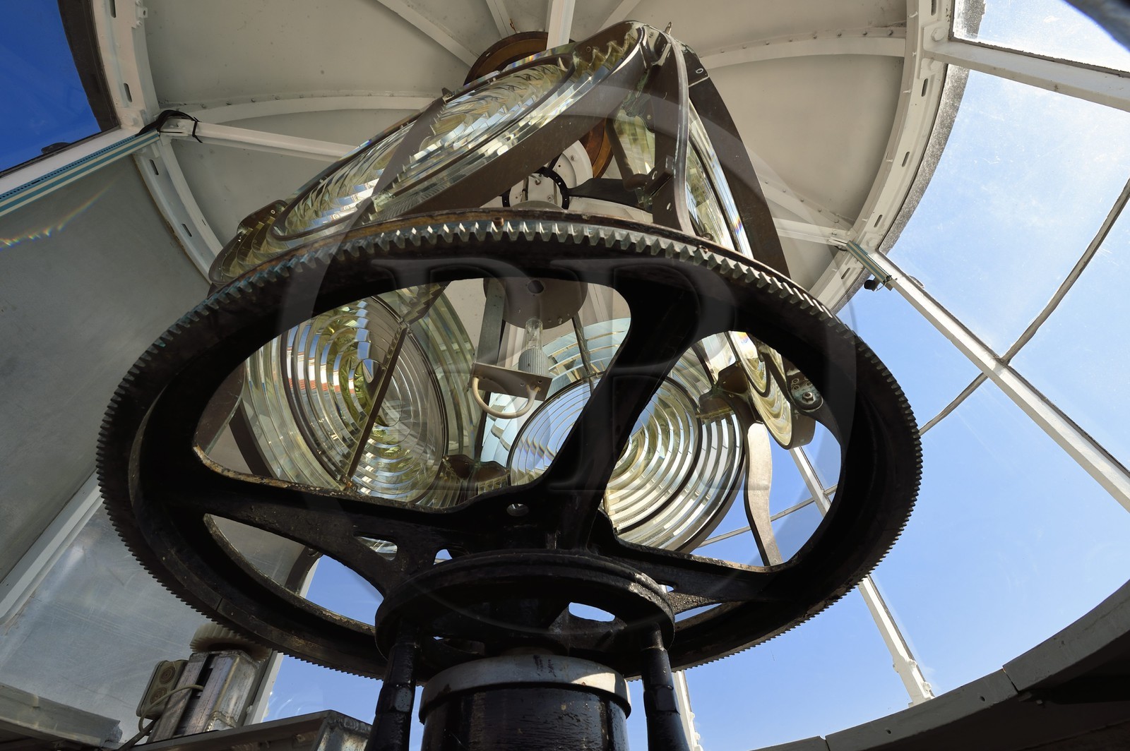 France, Var (83), Iles d'Hyères, Parc national de Port Cros, Ile du Levant, zone militaire, le phare du Titan