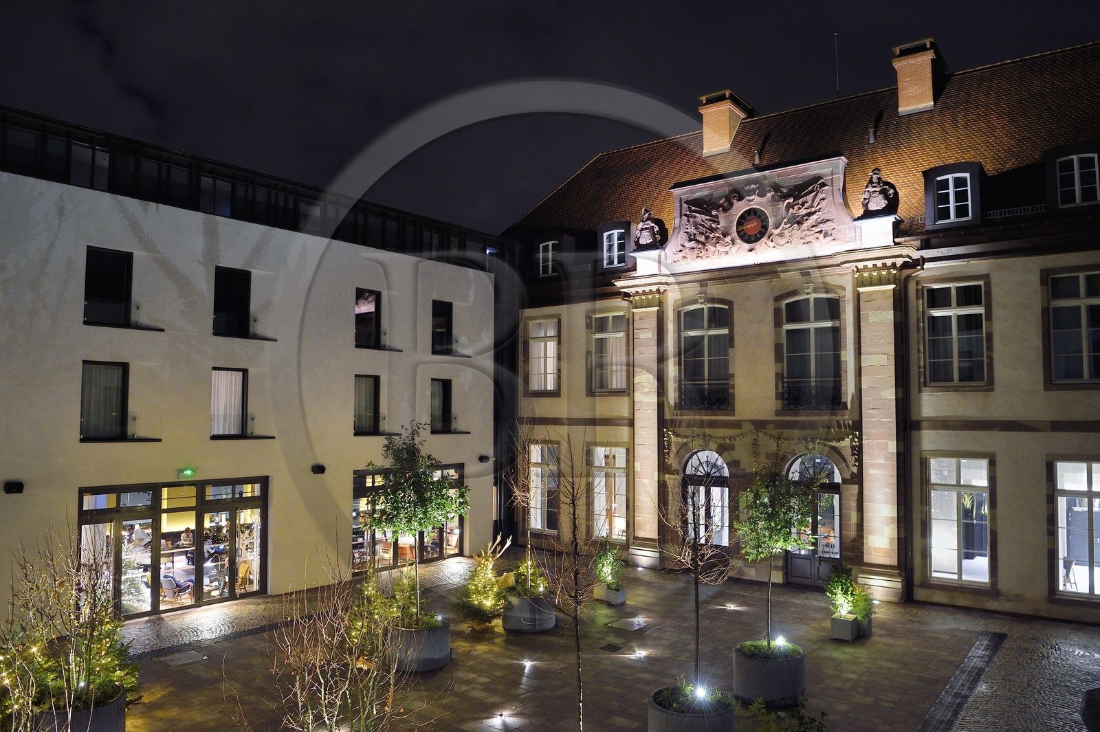 France, Bas Rhin, Strasbourg, old town listed as World Heritage by UNESCO, hotel Leonor designed by Jean-Philippe Nuel