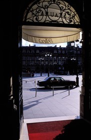France, Paris, Rolls Royce car parked in front of the Ritz Hotel, place Vendome