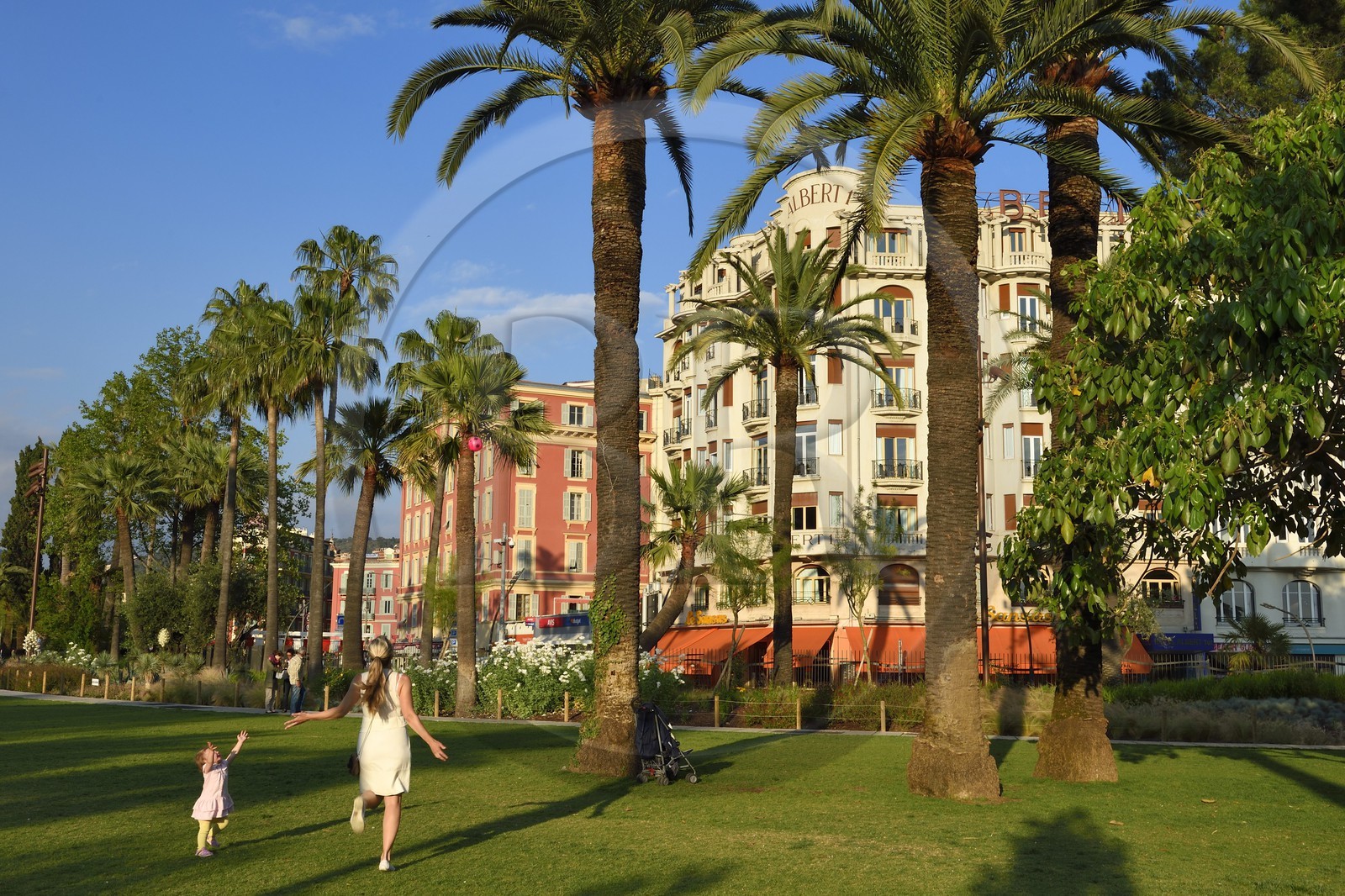 France, Alpes-Maritimes (06), Nice, la Promenade du Paillon, le jardin Albert 1er
