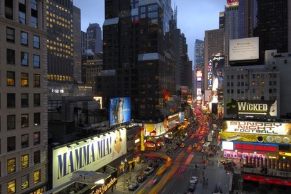 Etats-Unis, New York, Manhattan, Brodway et Times Square
