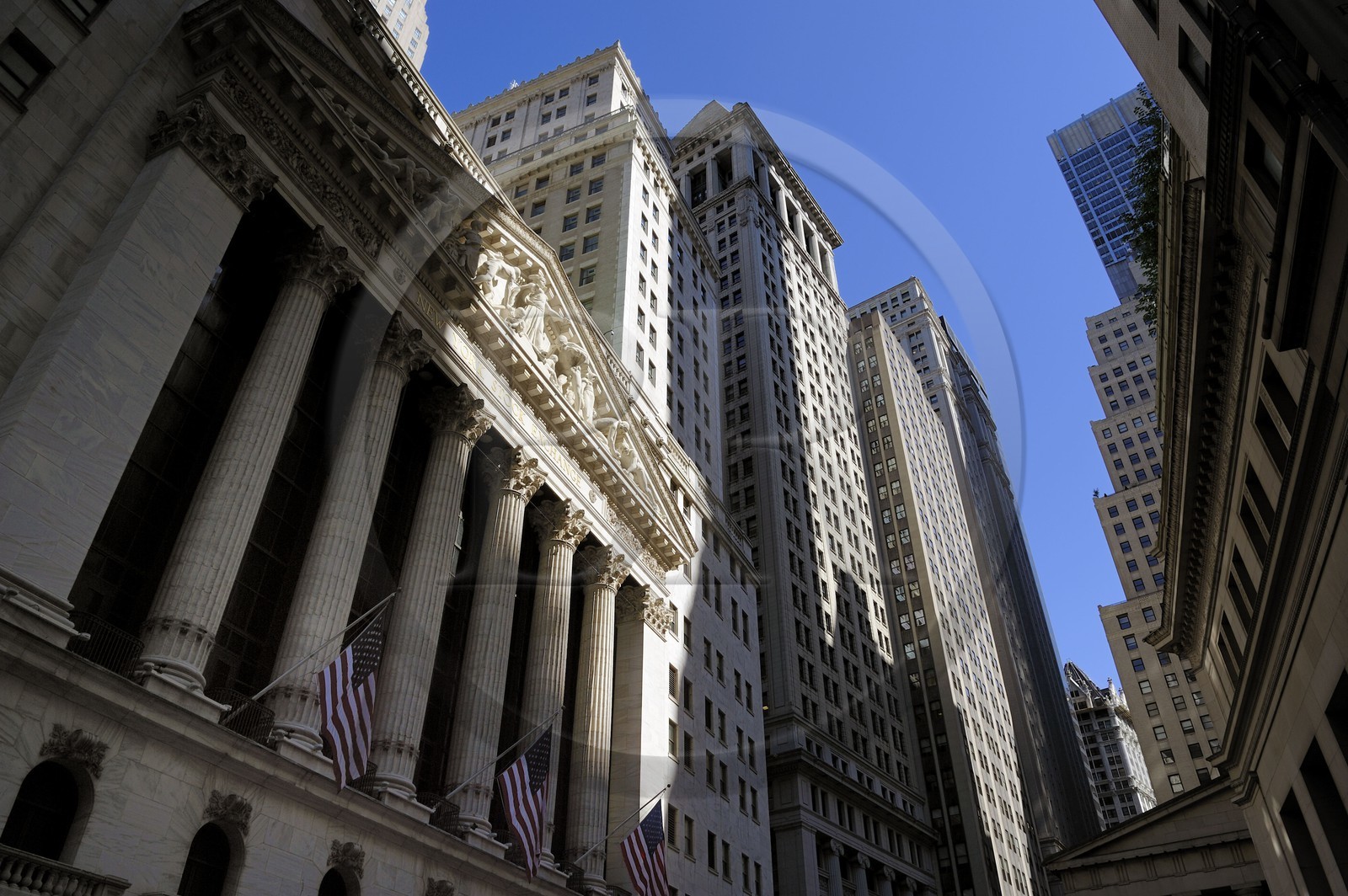 Etats Unis, New York, Manhattan, Financial District, Wall Street, le NY Stock Exchange, La bourse
