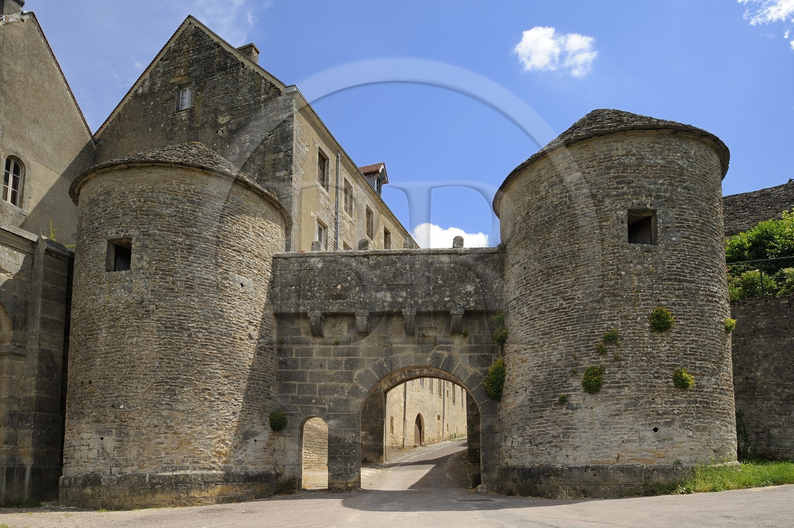 France, Côte d'Or (21), Flavigny-sur-Ozerain, porte du Val
