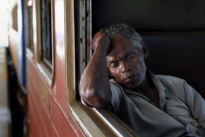 Sri Lanka, Colombo, central Colombo Fort train station