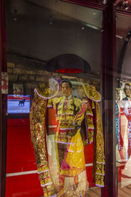 France, Gard (30), Nîmes, les Arènes, amphithéatre romain de la fin du Ier siècle, hommage aux toréadores