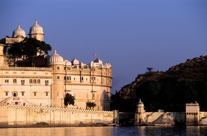 Inde, état du Rajasthan, Udaipur, le City Palace, l'actuel palais du Maharana
