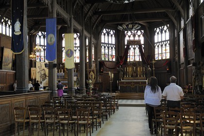 France, Calvados (14), Honfleur, église Sainte-Catherine