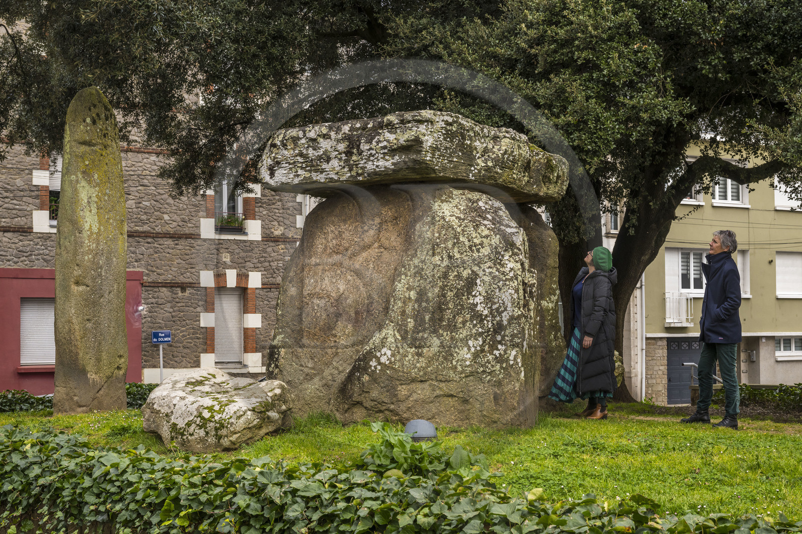 France, Loire-Atlantique (44), Saint-Nazaire, le dolmen des Trois Pierres