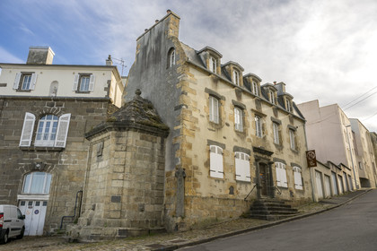 France, Finistère (29), Brest, quartier de Recouvrance, Maison de la Fontaine vestige du vieux Brest