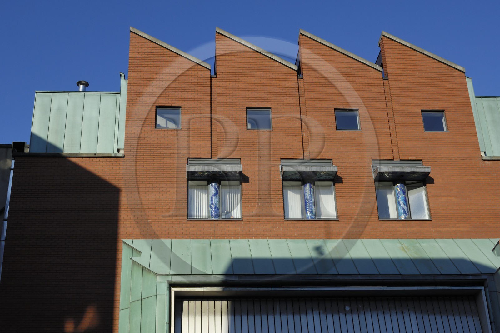 Irlande, Dublin, quartier de Temple Bar, immeuble réhabilité