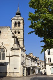France, Charente (16), Cognac, l'église Saint-Léger