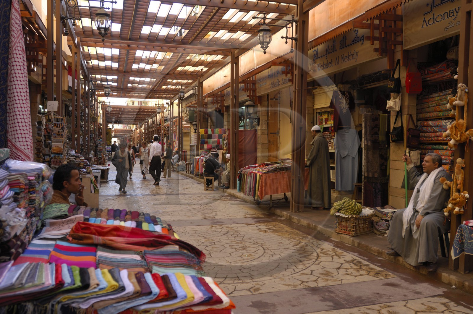 Egypt, Upper Egypt, Nile Valley, Luxor, the new souk