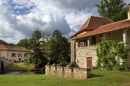 France, Dordogne, Périgord Vert, Saint Jean de Cole, labelled Les Plus Beaux Villages de France (The Most beautiful Villages of France),