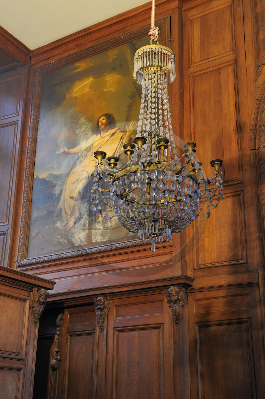 France, Yvelines (78), château de Versailles, classé Patrimoine Mondial de l'UNESCO, sacristie de la Chapelle Royale