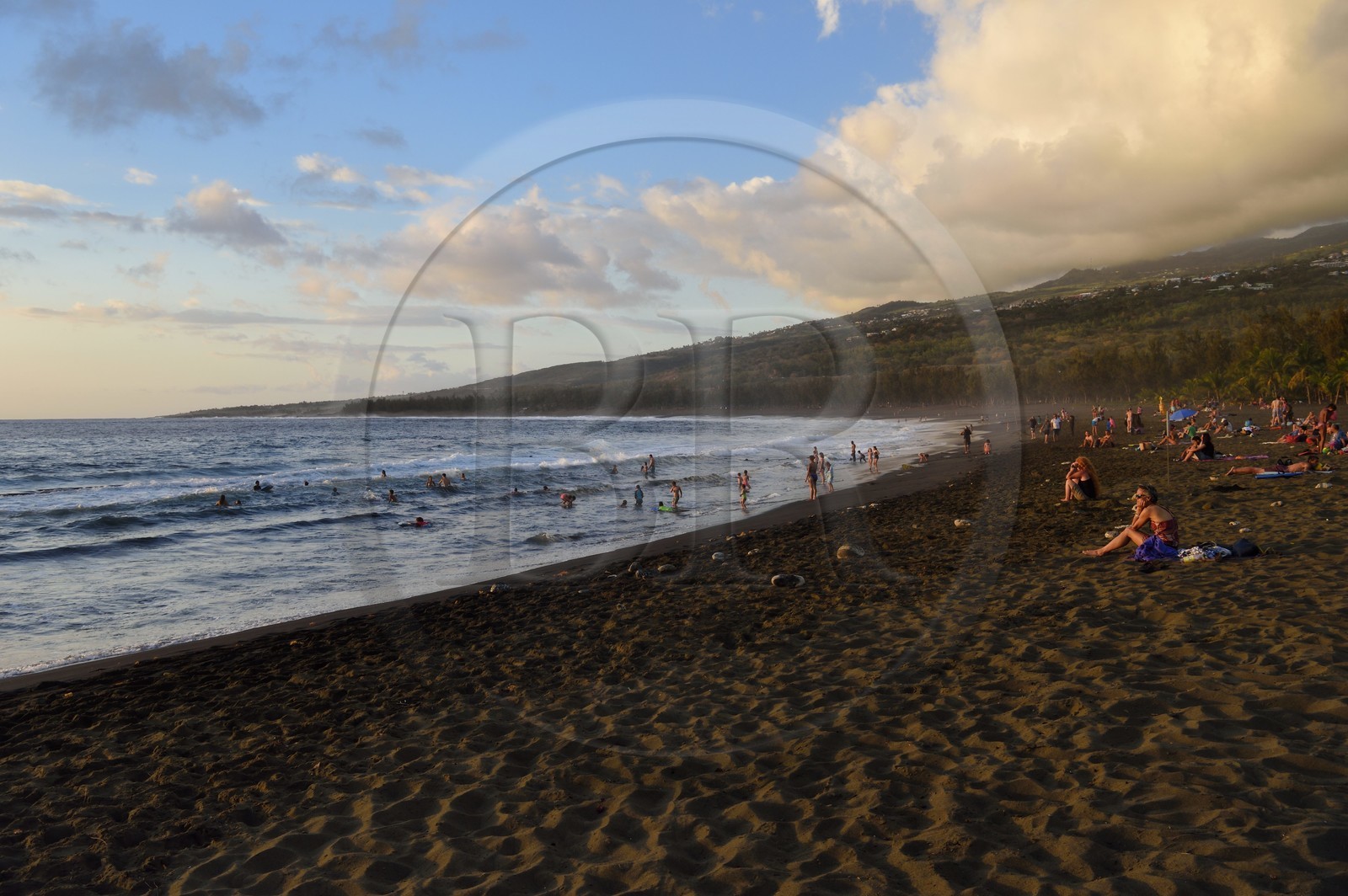 France, Ile de la Reunion, L'Etang Salé les Bains, la plage