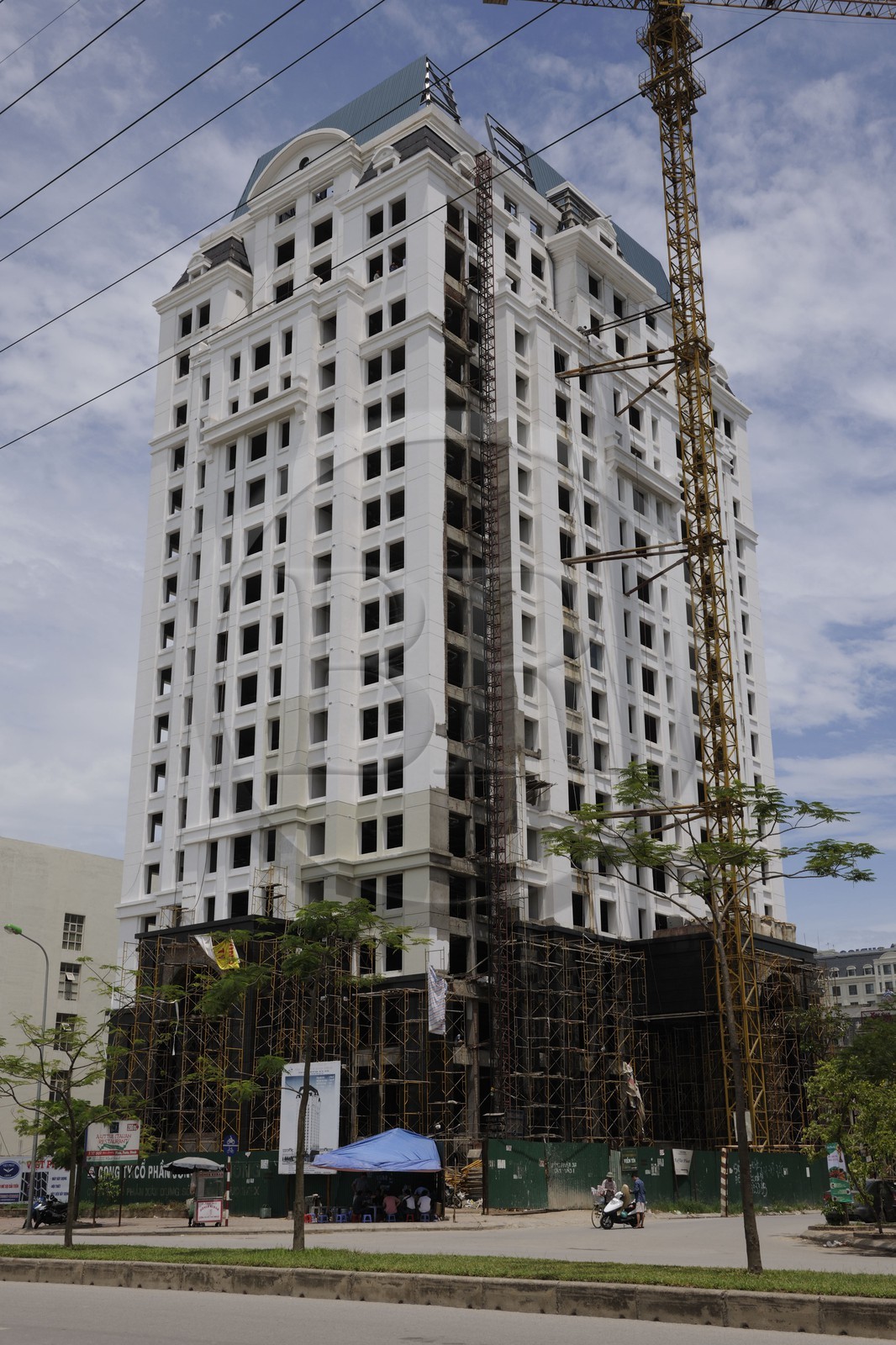 Vietnam, Hanoï, nouveau quartier de Cau Giay