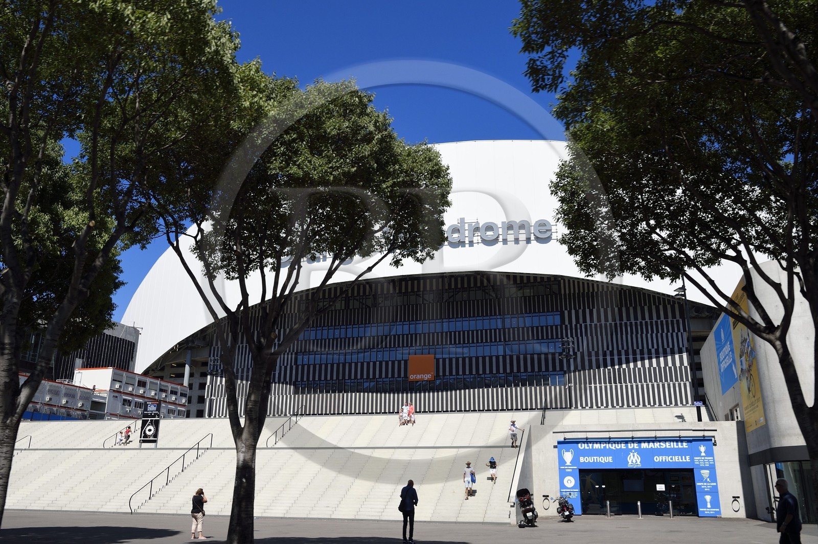 France, Bouches-du-Rhône (13), Marseille, quartier Rond point du Prado, le stade Vélodrome