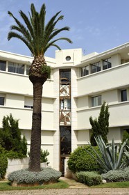 Maroc, Casablanca, colline d'Anfa, la Villa Mirador construite dans les années 1930