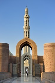 Sultanat d'Oman, Mascate, la Grande Mosquée du Sultan Qaboos (Qabus)