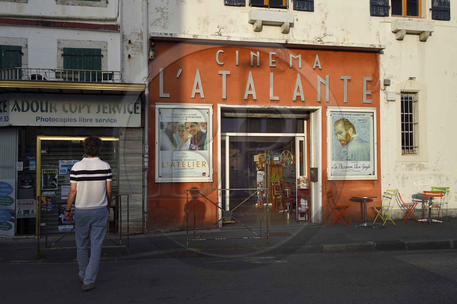 France, Pyrénées-Atlantiques (64), Pays-Basque, Bayonne, quartier Saint-Esprit, cinéma l'Atalante