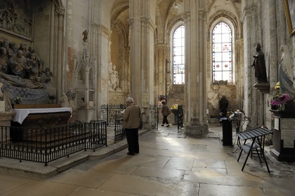 France, Seine-Maritime (76), Pays de Caux, Côte d'Albâtre, Fécamp, abbatiale de la Sainte-Trinité