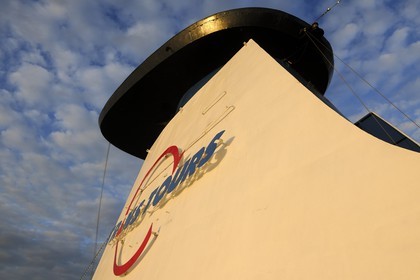 Groenland, à bord du bateau de croisière Princess Danae dans l'Océan Atlantique