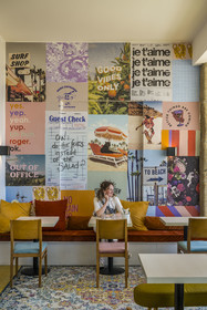 France, Vendée (85), Saint-Jean-de-Monts, le restaurant La Plage