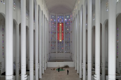 Morocco, Casablanca, Sacré-Coeur church, architect Paul Tournon (built between 1930 and 1953)