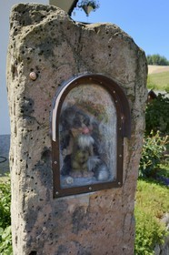 Allemagne, Bade-Wurtemberg, Durbach, un lutin protecteur de la maison