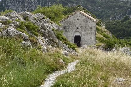 France, Var (83), Dracénie, Comps-sur-Artuby, la chapelle Saint-Jean-Baptiste