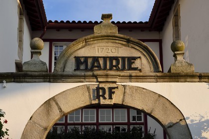 France, Pyrenees Atlantiques, Basque Country coast, Ciboure, the City Hall