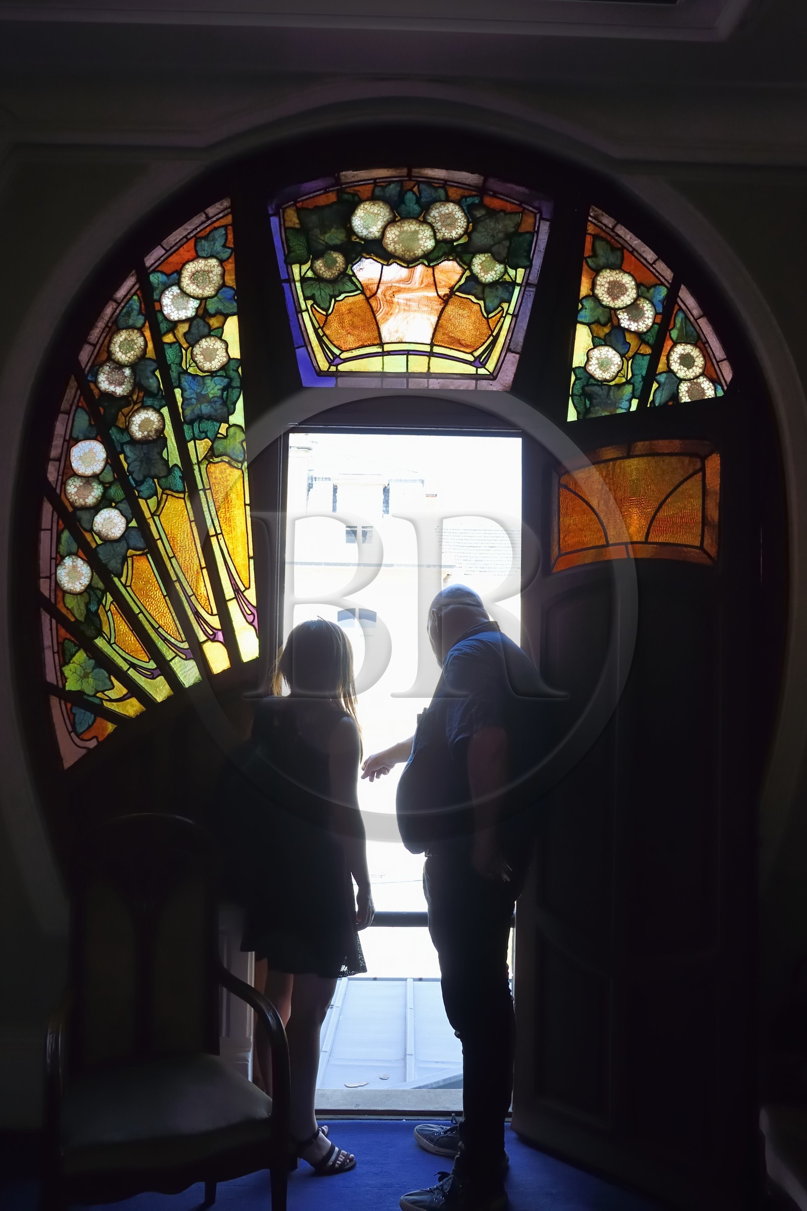 France, Meurthe-et-Moselle (54), Nancy, la maison Bergeret de style Art Nouveau