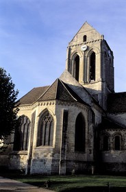 France, Val d'Oise, French Vexin natural regional park, Auvers sur Oise, church immortalized by Van Gogh