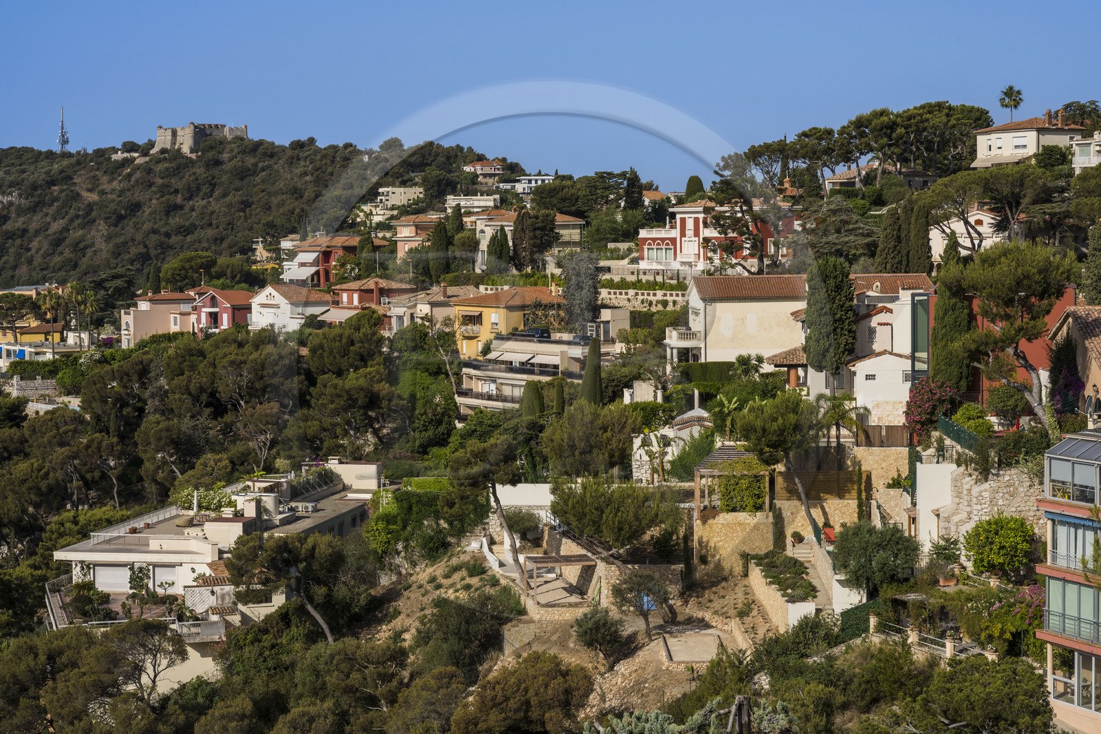 France, Alpes-Maritimes (06), Nice, le Fort du Mont Alban dans le Parc du Mont Boron sur les hauteurs de la Villefranche-sur-Mer
