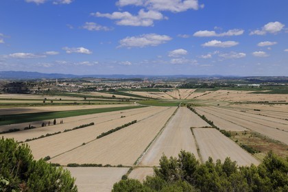 France, Herault, the former Etang de Montady, the old pond was drained in 1247