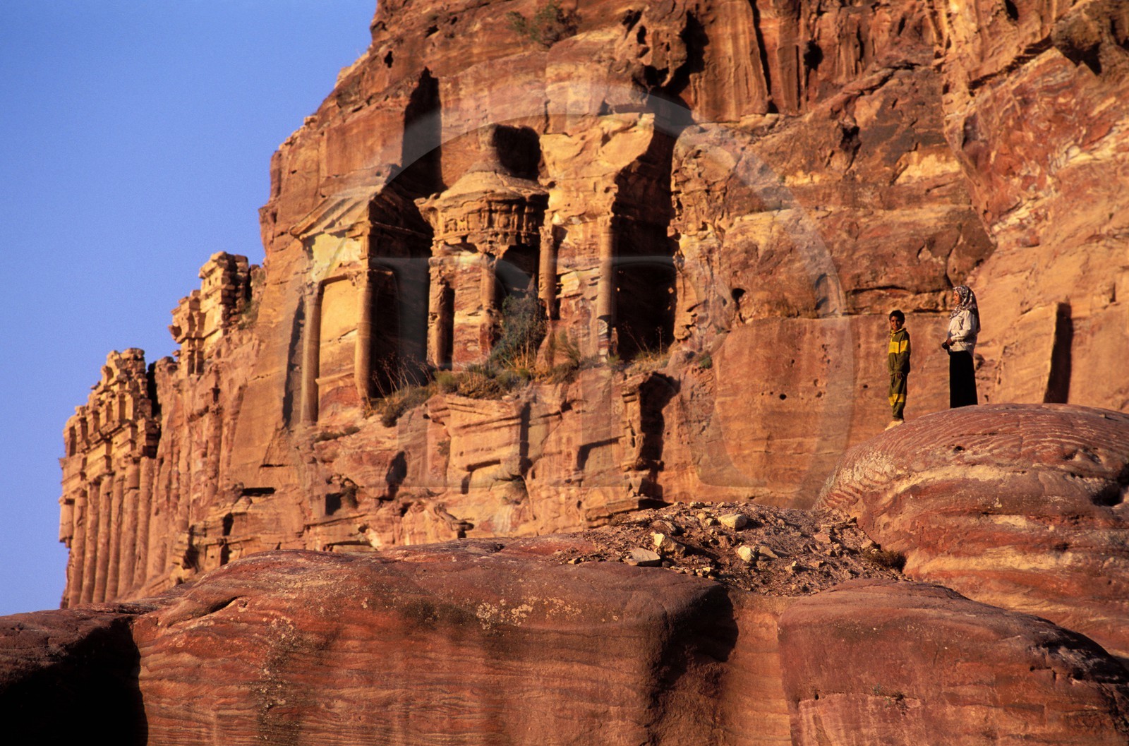Jordan, Petra, listed as World Heritage by UNESCO, the royal graves, Corinthian Grave