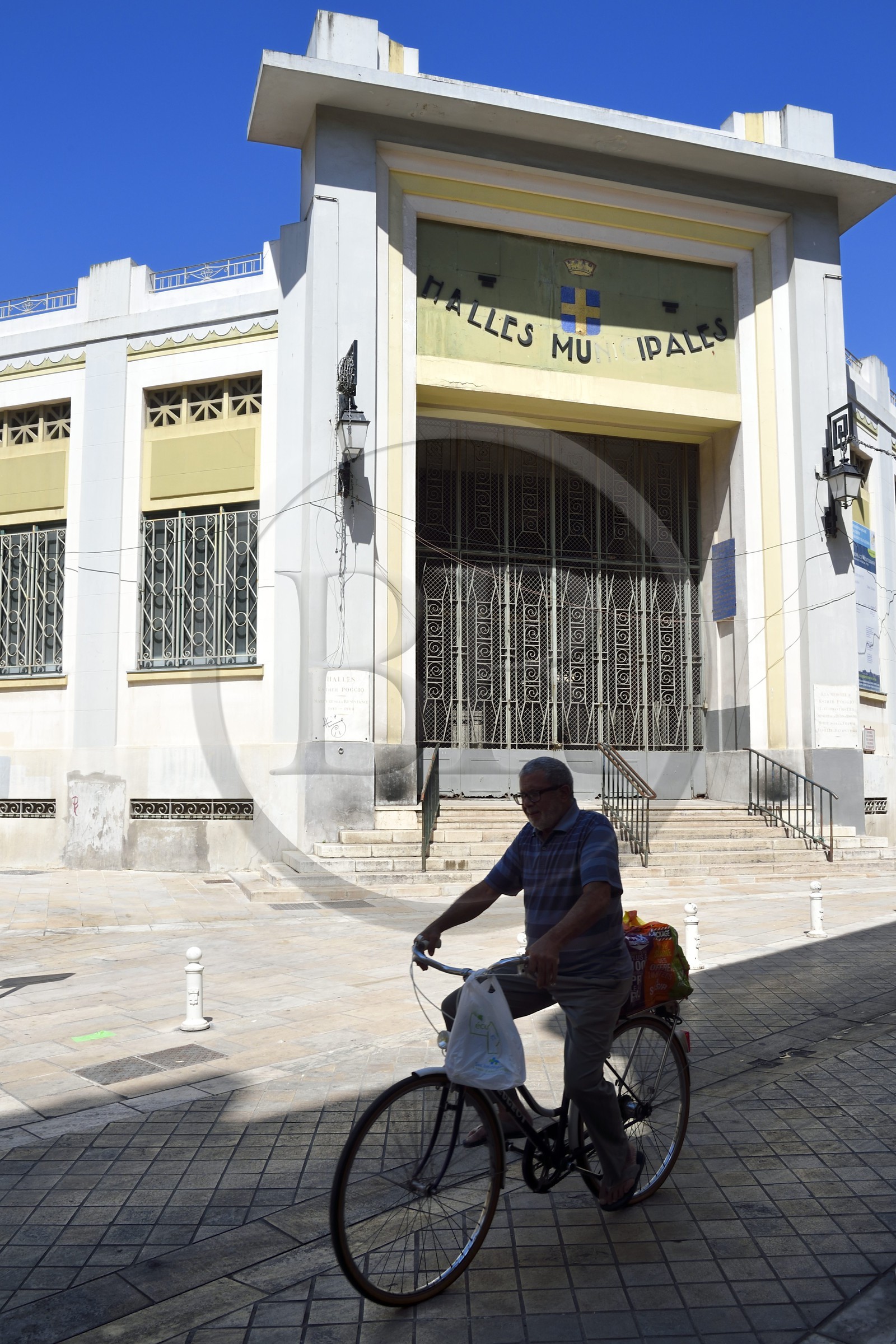 France, Var, Toulon, the former municipal covered market in the Art-deco style called Halles Raspail