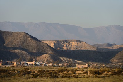 Spain, Andalusia, Almeria Province, Tabernas Desert, Fort Bravo Texas-Hollywood Amusement park where the 7 Mercenaries from John Sturges, Les Petroleuses from Christian-Jaque and A Fistful of Dollars from Sergio Leone were filmed