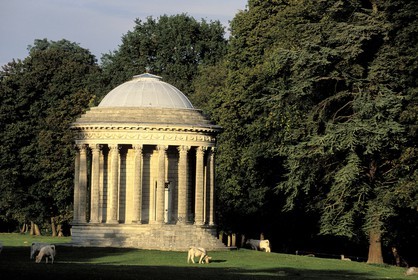 France, Essonne, Jeurre park, factory of Mereville park, Filial Piety temple