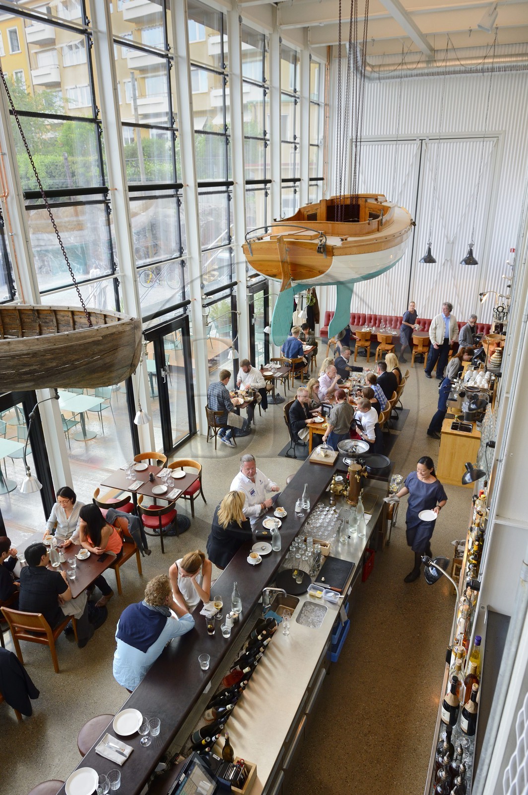 Sweden, Stockholm, Beckholmen, Oaxen Krog & Slip restaurant