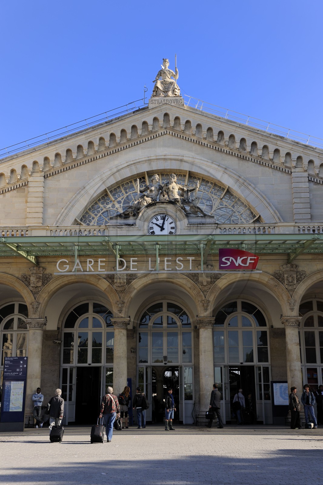 France, Paris (75), la Gare de l'Est