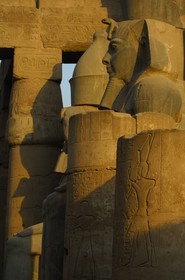 Egypt, Upper Egypt, Nile Valley, Luxor Temple listed as World Heritage by UNESCO, Ramesses II courtyard