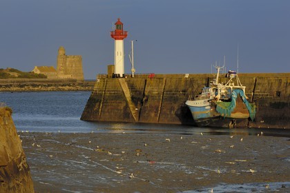 France, Manche, Val de Saire, Saint Vaast la Hougue, port and fortress Vauban listed as World Heritage by UNESCO of the Vauban islet on the Ile de Tatihou