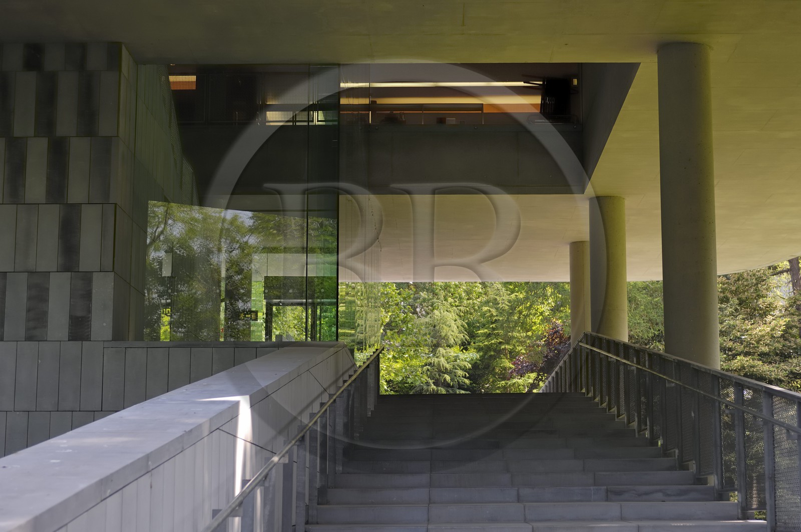 Irlande, Cork, University College Cork, la Glucksman Gallery (art contemporain) par les architectes O'Donnell & Tuomey