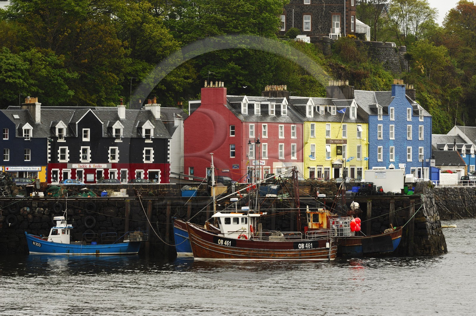 Royaume-Uni, Ecosse, Highland, Hébrides intérieures, Ile de Mull, port de Tobermory