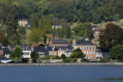 France, Seine-Maritime (76), Pays de Caux, Parc naturel régional des Boucles de la Seine normande, Villequier en bordure de Seine, le Musée Victor Hugo, maison de la famille Vacquerie où Victor Hugo séjourna à plusieurs reprises devenu aujourd'hui le musée Victor Hugo
